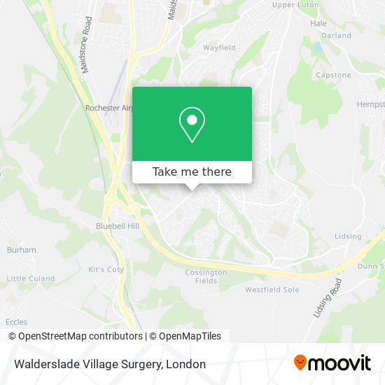 Walderslade Village Surgery map