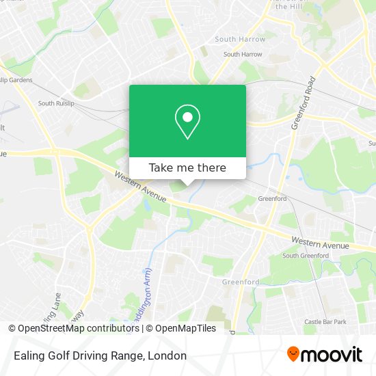 Ealing Golf Driving Range map