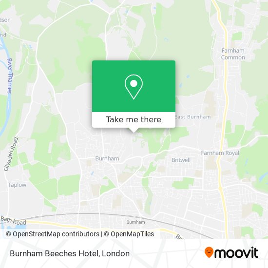 Burnham Beeches Hotel map