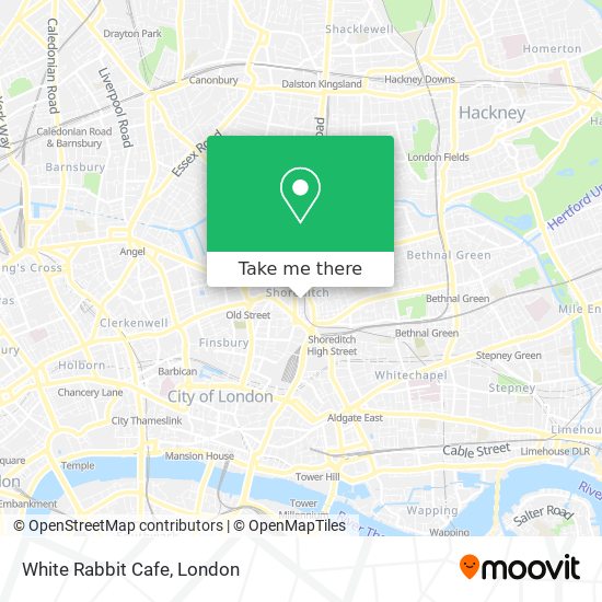 White Rabbit Cafe map