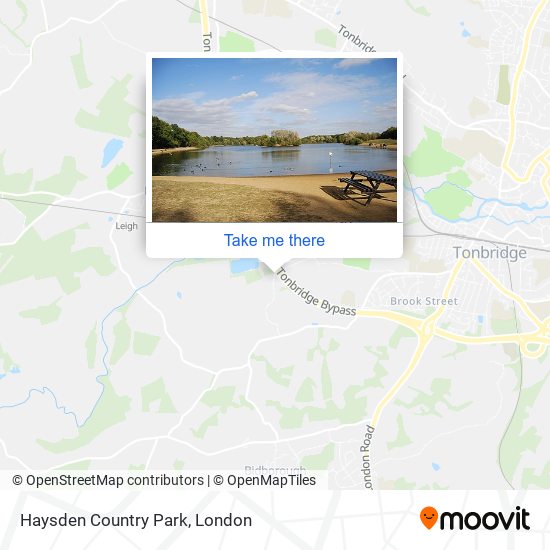 Haysden Country Park map