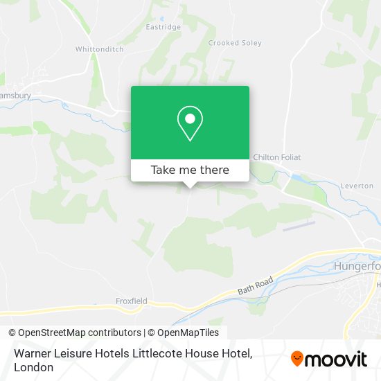 Warner Leisure Hotels Littlecote House Hotel map