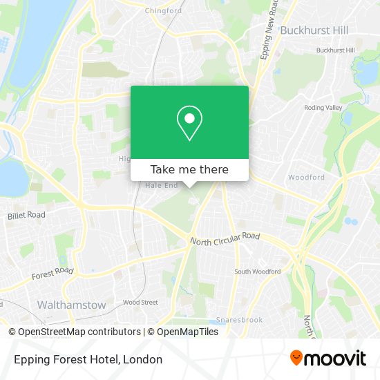 Epping Forest Hotel map