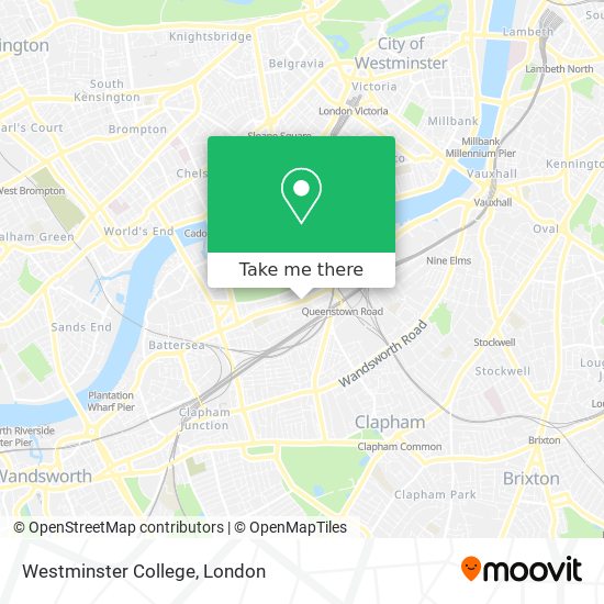 Westminster College map