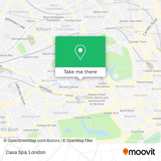Casa Spa map