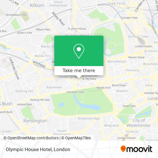 Olympic House Hotel map