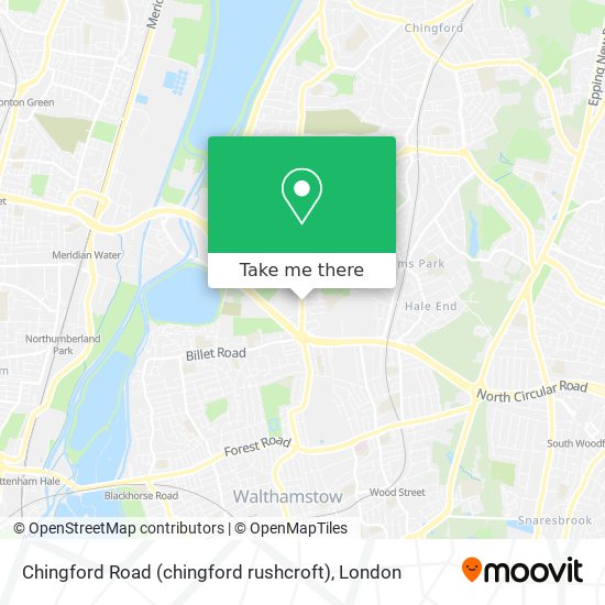 Chingford Road (chingford rushcroft) map