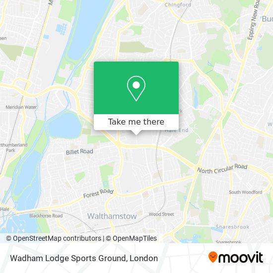 Wadham Lodge Sports Ground map