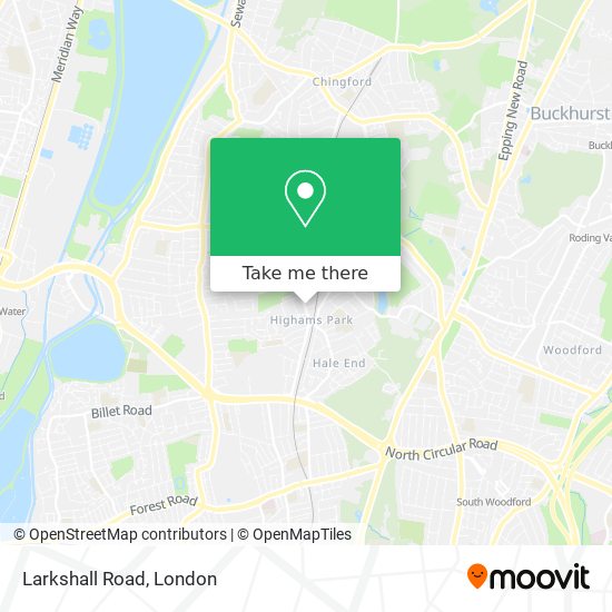 Larkshall Road map