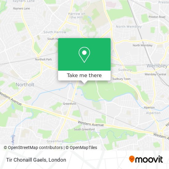 Tir Chonaill Gaels map