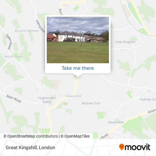 Great Kingshill map