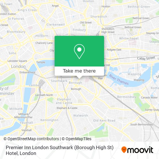 How To Get To Premier Inn London Southwark Borough High St Hotel By   39899084 