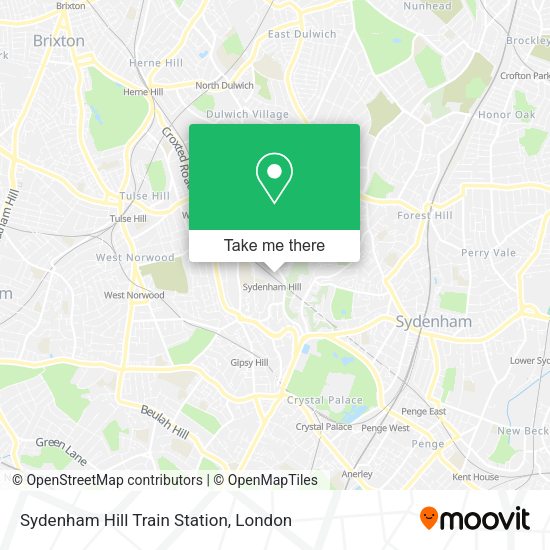How to get to Sydenham Hill Train Station by train, bus, Tube or Tramlink?