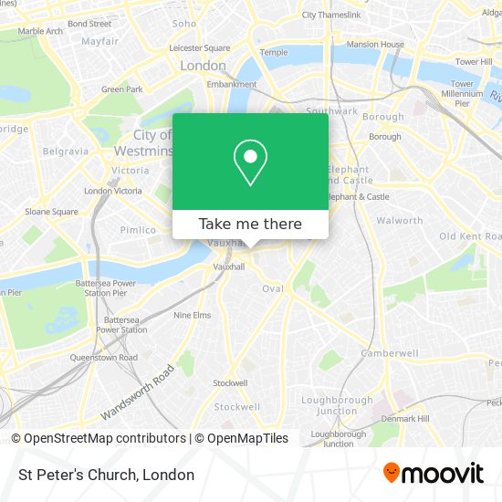 St Peter's Church map