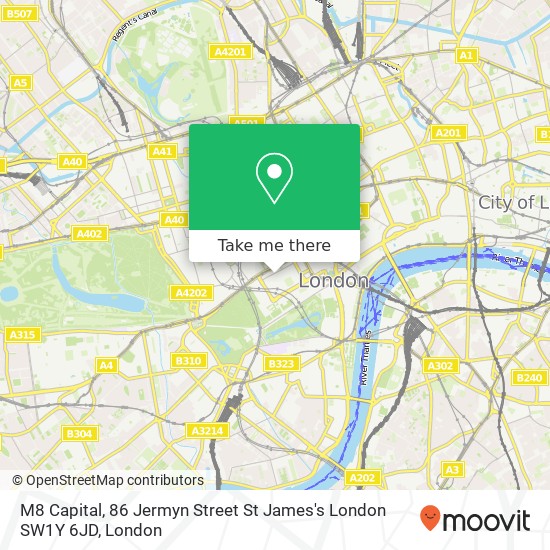 M8 Capital, 86 Jermyn Street St James's London SW1Y 6JD map