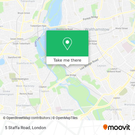 5 Staffa Road map