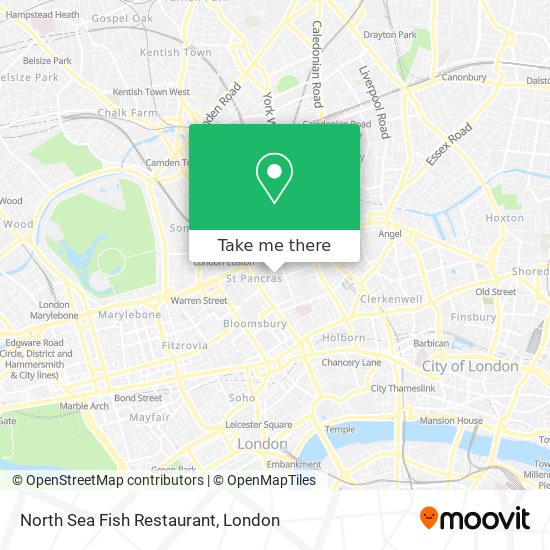 North Sea Fish Restaurant map