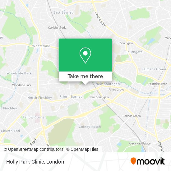 Holly Park Clinic map