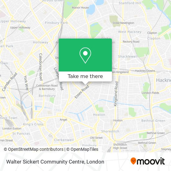 Walter Sickert Community Centre map