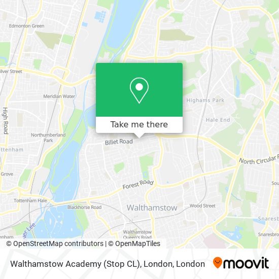 Walthamstow Academy (Stop CL), London map