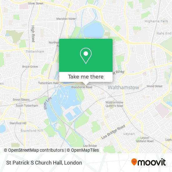 St Patrick S Church Hall map