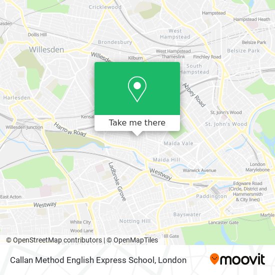 Callan Method English Express School map