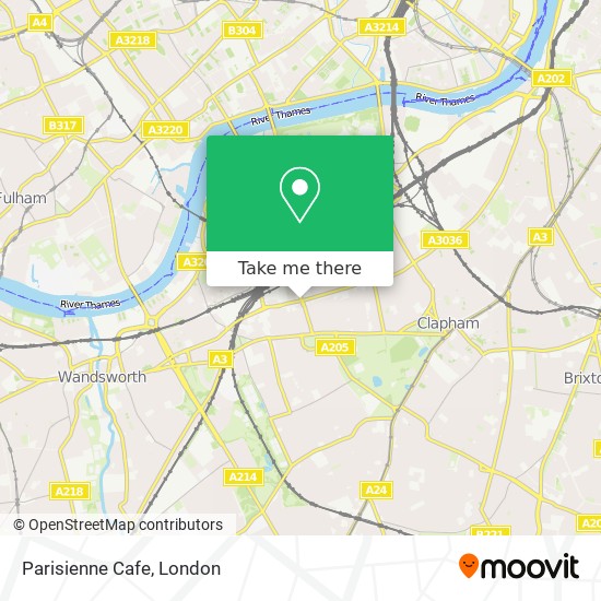 Parisienne Cafe map