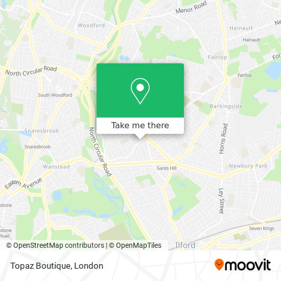 Topaz Boutique map