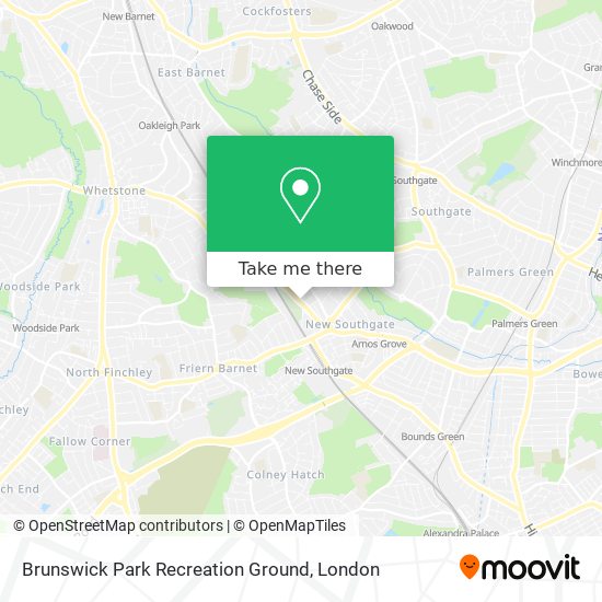 Brunswick Park Recreation Ground map