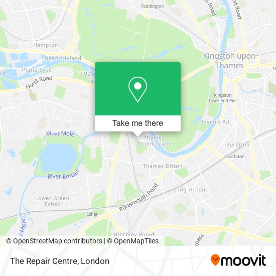 The Repair Centre map