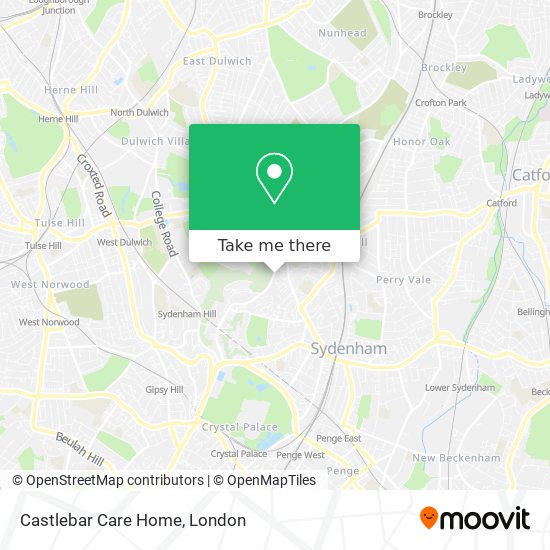Castlebar Care Home map