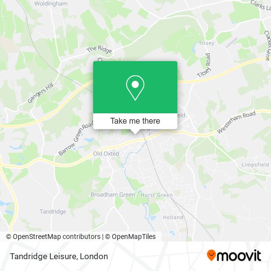 Tandridge Leisure map