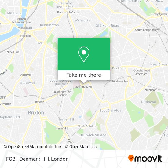 FCB - Denmark Hill map