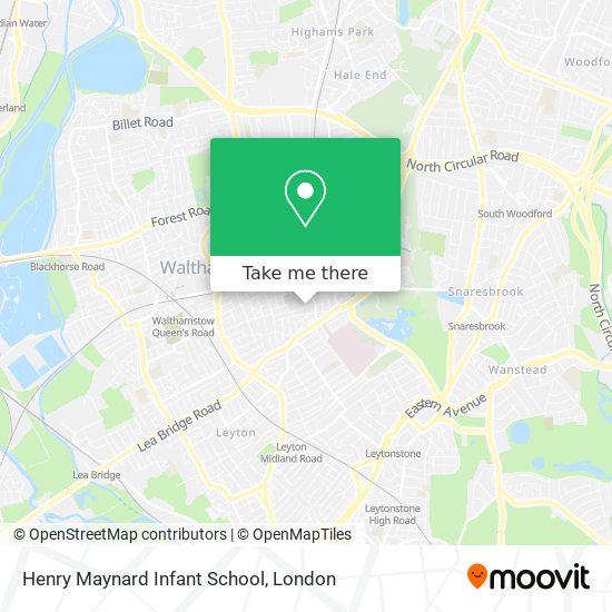 Henry Maynard Infant School map