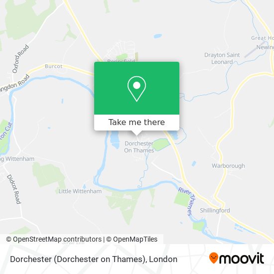 Dorchester (Dorchester on Thames) map