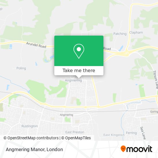 Angmering Manor map