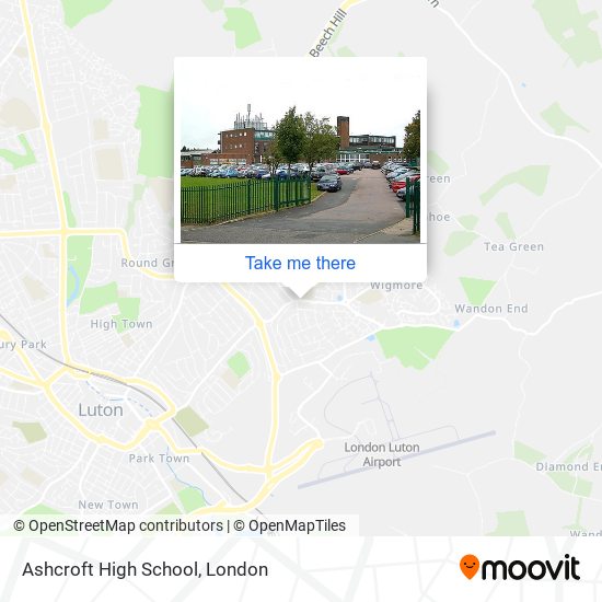 Ashcroft High School map