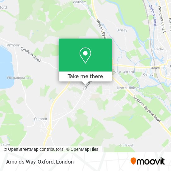 Arnolds Way, Oxford map