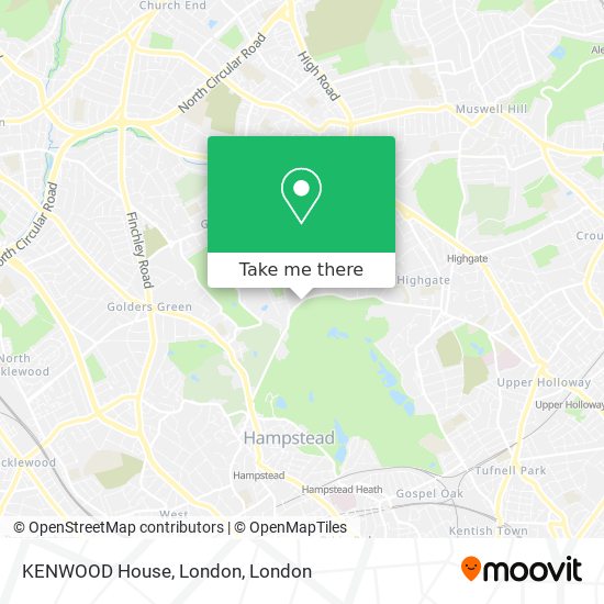 KENWOOD House, London map