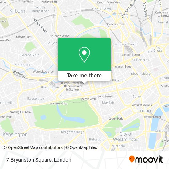 7 Bryanston Square map