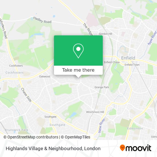 Highlands Village & Neighbourhood map