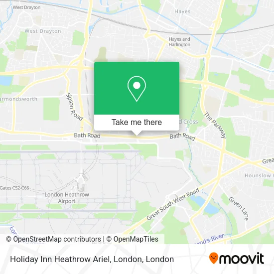 Holiday Inn Heathrow Ariel, London map