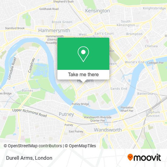 Durell Arms map