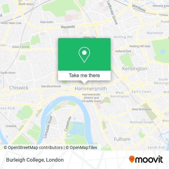 Burleigh College map