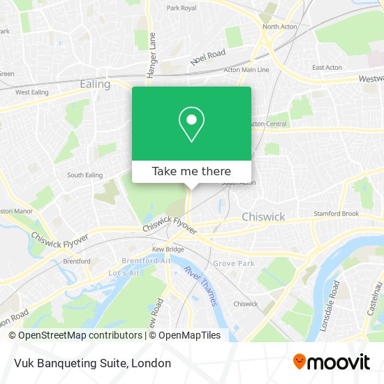 Vuk Banqueting Suite map