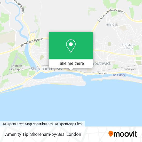 Amenity Tip, Shoreham-by-Sea map