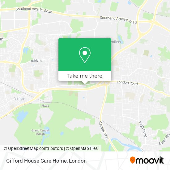 Gifford House Care Home map