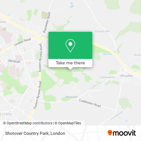 Shotover Country Park map