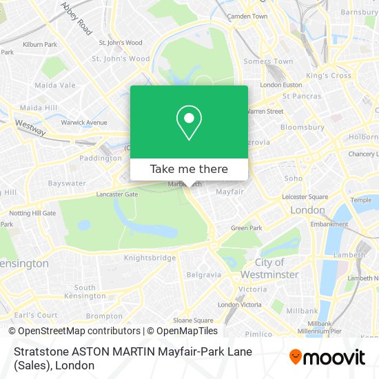 Stratstone ASTON MARTIN Mayfair-Park Lane (Sales) map