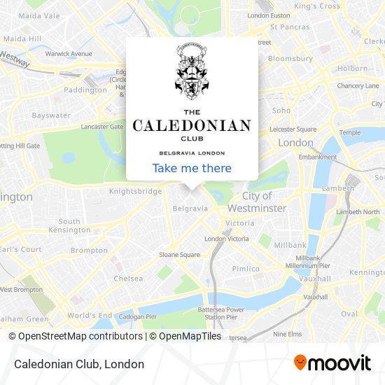 Caledonian Club map